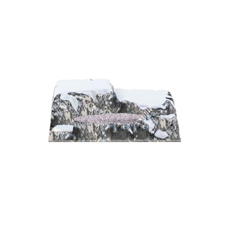 Bjergfundament Trentino. 50 cm langt og 38 cm høj.