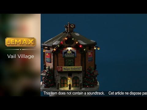 Elk Mountain Music Festival hus til juleby fra Lemax