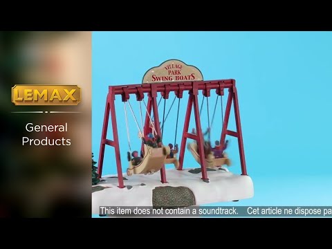 Swing Boats til juleby fra Lemax