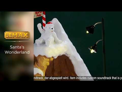 Dasher's Bumper Boats forlystelse til juleby fra Lemax