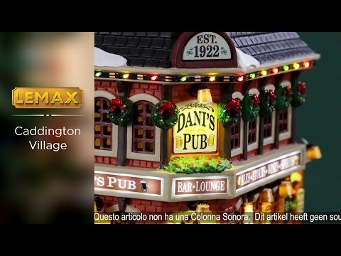 Dani's Pub hus til juleby fra Lemax