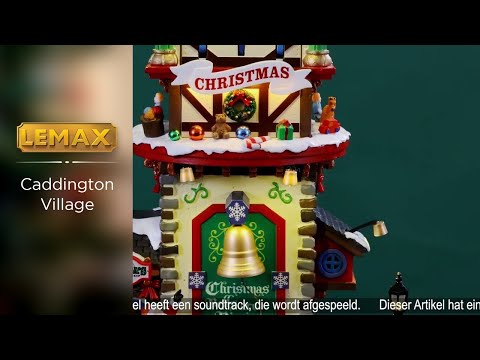 Christmas 'Time' Countdown klokketårn med nedtælling til jul