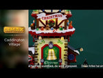 Christmas 'Time' Countdown klokketårn med nedtælling til jul