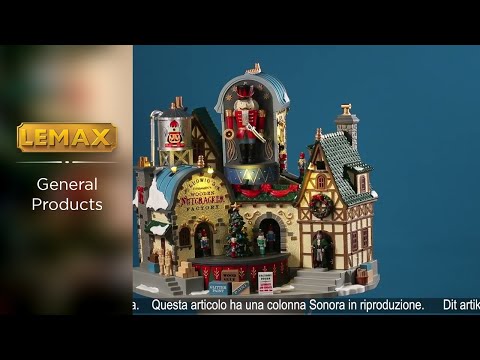 Nøddeknækker fabrik til juleby fra Lemax