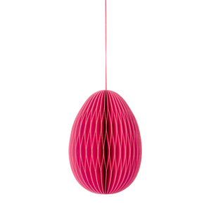 Påskeæg i papir pink 7 cm
