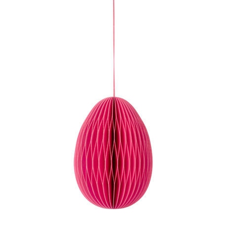Påskeæg i papir pink 7 cm