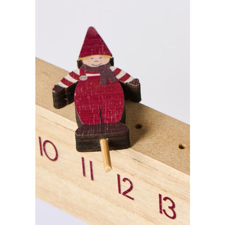 Julekalender med gående nisse